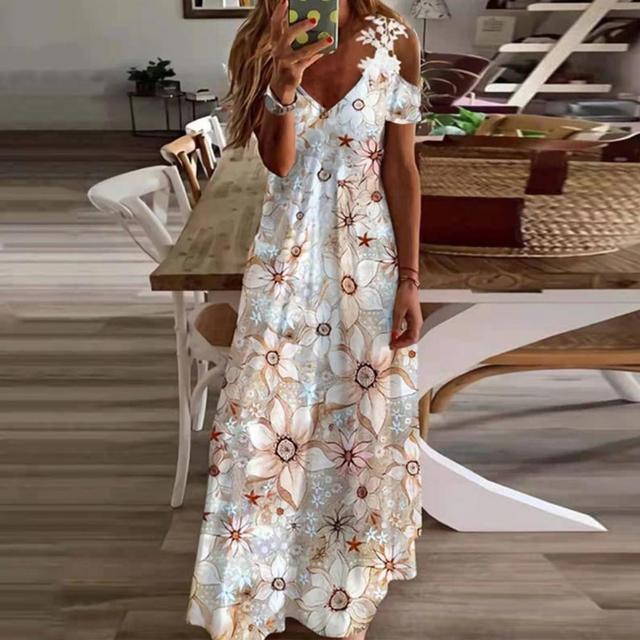 Dress in Bloom - il maxi abito floreale fresco e leggero
